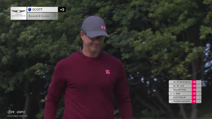 Adam Scott | Round 4 | 1st hole | Shot 4 | 2026 Genesis Scottish Open