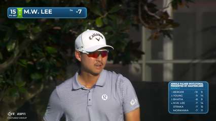 Min Woo Lee | Round 3 | 15th hole | Shot 2 | 2026 Arnold Palmer