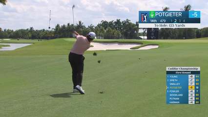 Aldrich Potgieter | Round 1 | 14th hole | Shot 2 | 2026 Cadillac