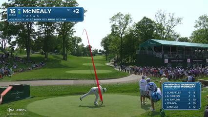 Maverick McNealy | Round 4 | 15th hole | Shot 1 | 2025 the Memorial