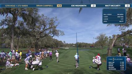Brian Campbell | Round 2 | 12th hole | Shot 1 | 2025 THE PLAYERS