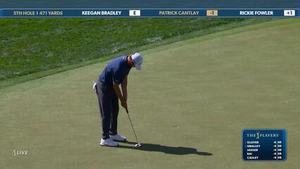Patrick Cantlay | Round 1 | 5th hole | Shot 4 | 2025 THE PLAYERS
