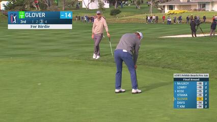 Lucas Glover | Round 4 | 4th hole | Shot 4 | 2025 AT&T Pebble Beach