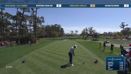 Emiliano Grillo | Round 1 | 16th hole | Shot 1 | 2025 THE PLAYERS