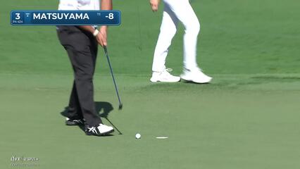 Hideki Matsuyama | Round 2 | 3rd hole | Shot 4 | 2025 The Sentry