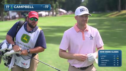 Brian Campbell | Round 4 | 17th hole | Shot 2 | 2025 John Deere