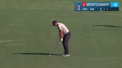 Taylor Montgomery | Round 2 | 18th hole | Shot 2 | 2025 Sanderson Farms