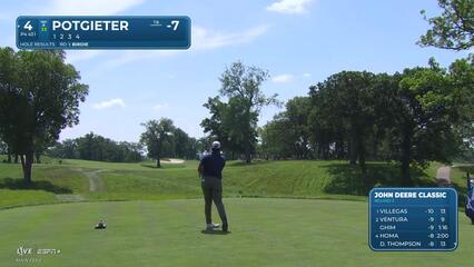 Aldrich Potgieter | Round 2 | 4th hole | Shot 1 | 2025 John Deere