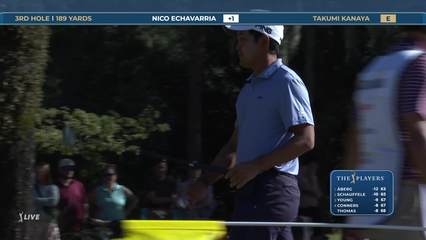 Takumi Kanaya | Round 3 | 3rd hole | Shot 4 | 2026 THE PLAYERS