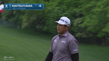 Hideki Matsuyama | Round 2 | 8th hole | Shot 3 | 2025 Truist Championship