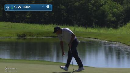 Si Woo Kim | Round 1 | 2nd hole | Shot 4 | 2025 John Deere