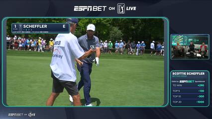 Scottie Scheffler | Round 1 | 1st hole | Shot 2 | 2025 the Memorial