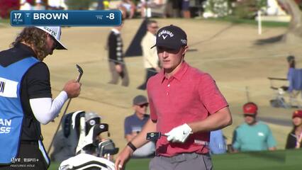 Blades Brown | Round 3 | 17th hole | Shot 3 | 2025 The American Express