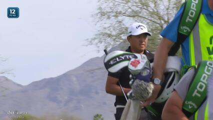 Kevin Yu | Round 4 | 12th hole | Shot 1 | 2025 WM Phoenix Open