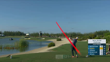 Alex Noren | Round 4 | 17th hole | Shot 1 | 2025 Hero World Challenge