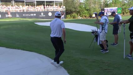 Justin Leonard | Round 3 | 18th hole | Shot 3 | 2025 Chubb Classic
