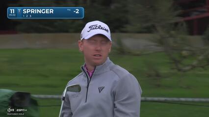 Hayden Springer | Round 4 | 11th hole | Shot 1 | 2025 Farmers