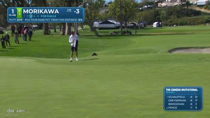 Collin Morikawa | Round 2 | 1st hole | Shot 4 | 2026 The Genesis