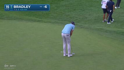 Keegan Bradley | Round 2 | 15th hole | Shot 3 | 2025 Rocket Classic