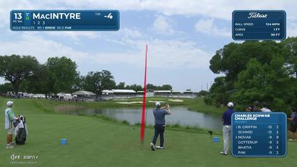 Robert MacIntyre | Round 3 | 13th hole | Shot 1 | 2025 Charles Schwab