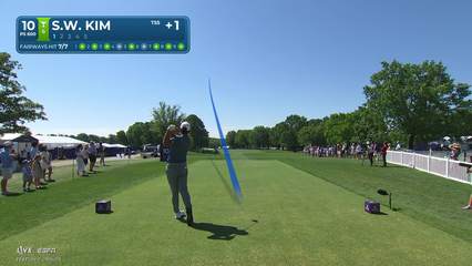 Si Woo Kim | Round 4 | 10th hole | Shot 1 | 2026 Truist Championship