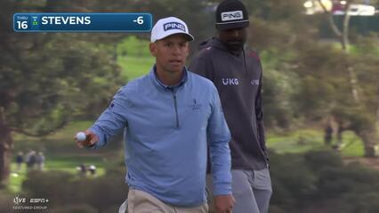 Sam Stevens | Round 4 | 16th hole | Shot 3 | 2025 Farmers