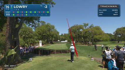 Shane Lowry | Round 1 | 14th hole | Shot 1 | 2025 RBC Heritage