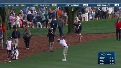 Corey Conners | Round 4 | 18th hole | Shot 2 | 2025 THE PLAYERS