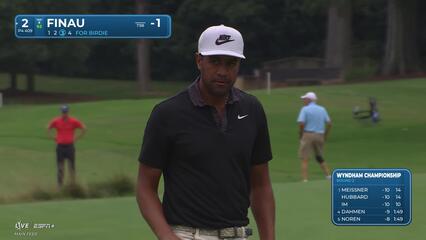 Tony Finau | Round 2 | 2nd hole | Shot 3 | 2025 Wyndham