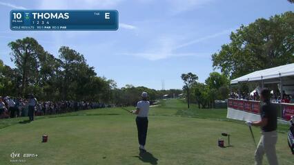 Justin Thomas | Round 3 | 10th hole | Shot 1 | 2025 Valspar