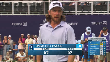 Tommy Fleetwood | Round 2 | 18th hole | Shot 4 | 2026 Truist Championship