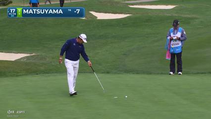 Hideki Matsuyama | Round 2 | 17th hole | Shot 4 | 2026 AT&T Pebble Beach
