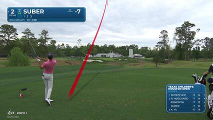Jackson Suber | Round 2 | 2nd hole | Shot 1 | 2025 Houston Open