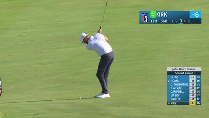 Chris Kirk | Round 2 | 17th hole | Shot 3 | 2025 John Deere
