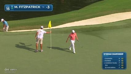 Matt Fitzpatrick | Round 1 | 15th hole | Shot 4 | 2025 Wyndham