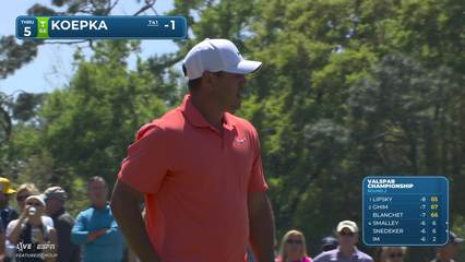 Brooks Koepka | Round 2 | 5th hole | Shot 4 | 2026 Valspar