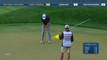 Corey Conners | Round 1 | 10th hole | Shot 3 | 2026 THE PLAYERS