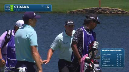 Sepp Straka | Round 2 | 16th hole | Shot 3 | 2026 Truist Championship