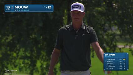 William Mouw | Round 3 | 13th hole | Shot 3 | 2025 3M Open