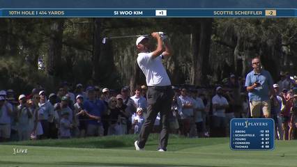 Scottie Scheffler | Round 3 | 10th hole | Shot 2 | 2026 THE PLAYERS