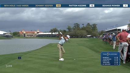 Johnny Keefer | Round 1 | 18th hole | Shot 1 | 2026 THE PLAYERS
