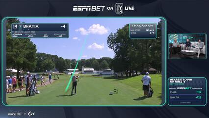 Akshay Bhatia | Round 1 | 14th hole | Shot 1 | 2025 FedEx St. Jude