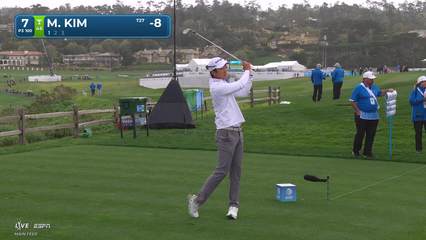 Michael Kim | Round 3 | 7th hole | Shot 1 | 2026 AT&T Pebble Beach