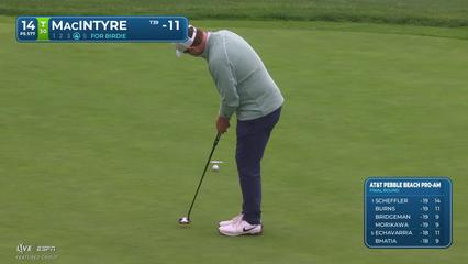 Robert MacIntyre | Round 4 | 14th hole | Shot 5 | 2026 AT&T Pebble Beach