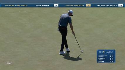 Taylor Pendrith | Round 2 | 7th hole | Shot 4 | 2026 THE PLAYERS