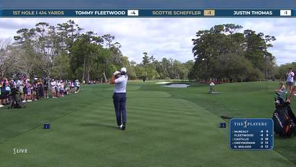 Scottie Scheffler | Round 1 | 1st hole | Shot 1 | 2026 THE PLAYERS