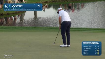 Shane Lowry | Round 3 | 17th hole | Shot 3 | 2025 Arnold Palmer Invitational