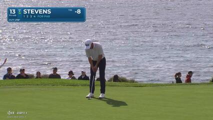 Sam Stevens | Round 4 | 13th hole | Shot 4 | 2025 AT&T Pebble Beach