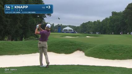 Jake Knapp | Round 2 | 14th hole | Shot 2 | 2025 Wyndham