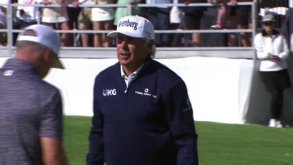 Fred Couples | Round 3 | 18th hole | Shot 5 | 2025 Hoag Classic